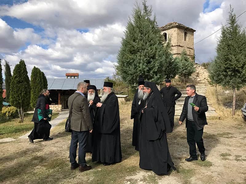 Осветување на монашки конаци во манастирот Св. Никола - Мариово
