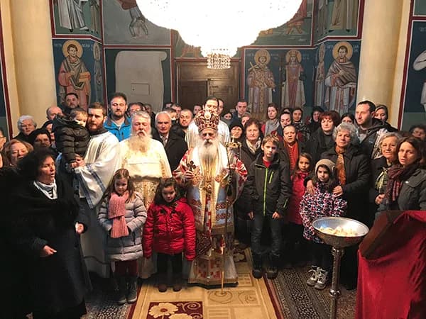 Недела на Светите Праотци - Архиерејска Литургија во Довлеџик