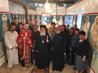 Воскресна Вечерна во храмот Свети Никола – Раштани