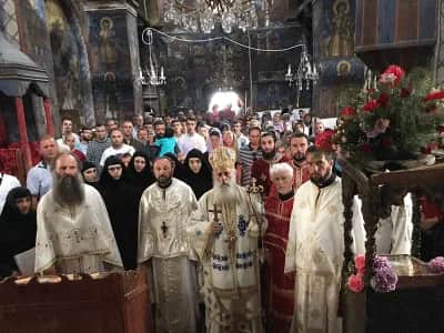 Архиерејска Литургија во Слепче