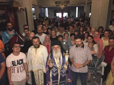 Преподобна маченичка Параскева Римјанка – Архиерејска Вечерна Богослужба во Битола