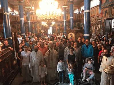 Шеснаесетта недела по Педесетница - Архиерејска Литургија во храмот Пресвета Богородица во Битола
