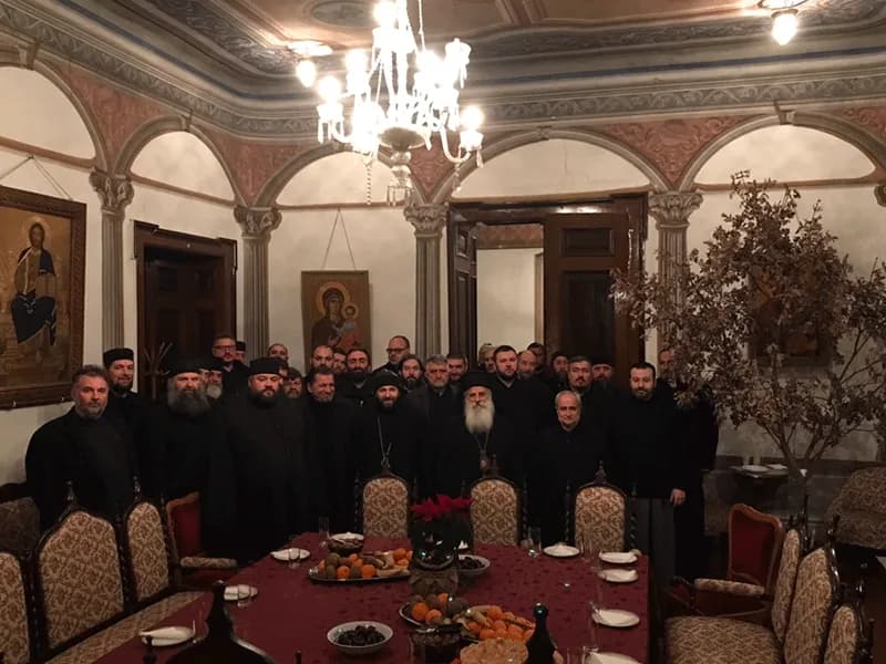 Бадникова вечера со свештенството од Преспанско-пелагониската епархија