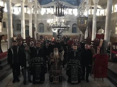 Литургија на Претходноосветени Дарови во соборниот храм „Свети Великомаченик Димитриј“, во Битола