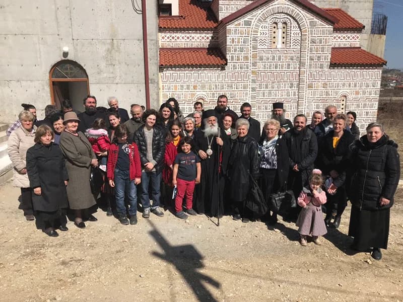 Мало осветување на храмот „Света Лидија“ во Битола
