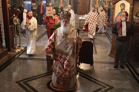 Велики Четврток - Света Архиерејска Василиева Литургија во храмот „Рождество на Пресвета Богородица“, во Битола