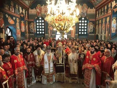 Големо осветување на храмот „Вознесение Христово“ во село Добрушево