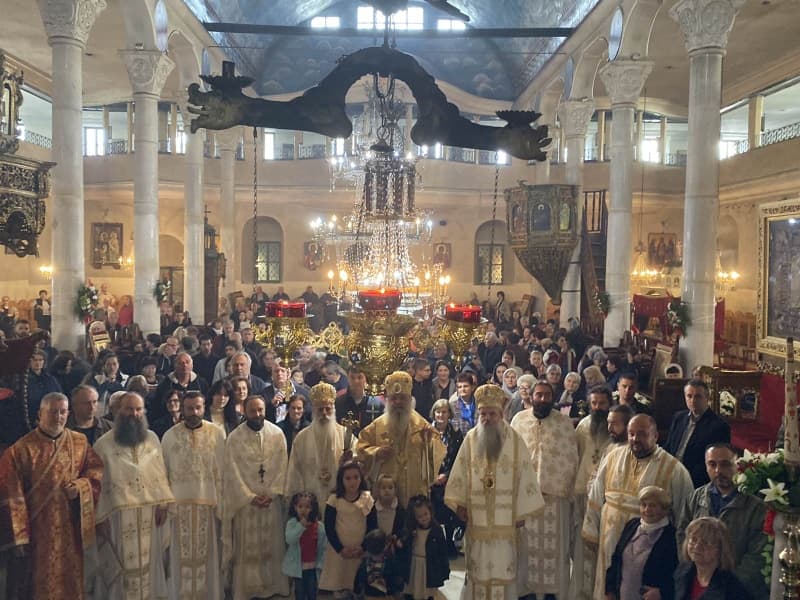 Свети Великомаченик Димитриј - Света Архиерејска Литургија во Битола