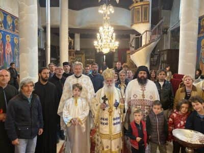 Седма недела по Пасха – Света Архиерејска Литургија во храмот „Свети Великомаченик Георгиј“, во Ресен