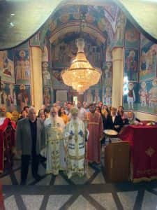 Недела на Сите Свети – Света Архиерејска Литургија во храмот „Свети Архангел Гаврил“, во Довлеџик