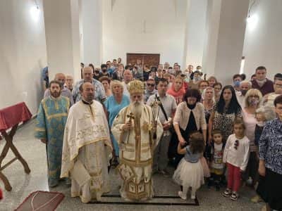 Отсекување на главата на Свети Јован Крстител – Света Архиерејска Литургија во манастирот „Свети Јован Крстител“ – (Германски гробишта) во Битола