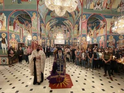 Рождество на Пресвета Богородица – Празнична Вечерна богослужба во манастирот „Рождество на Пресвета Богородица“ во село Новаци