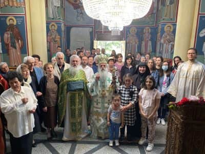 Шеста недела по Пасха (Недела на слепиот) – Света Архиерејска Литургија во храмот „Свети Архангел Гаврил“ во Битола