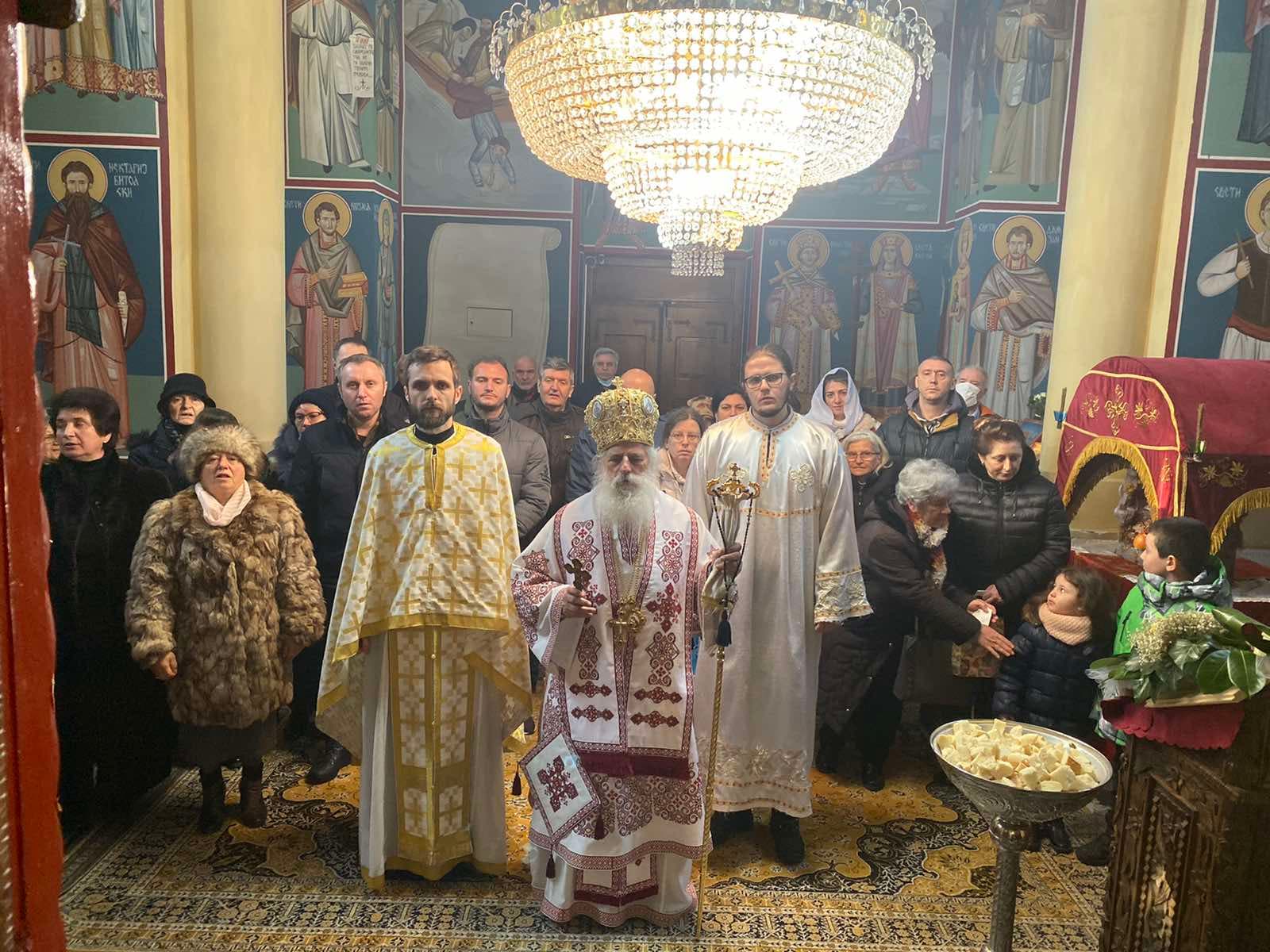 Триесетта недела по Педесетница (Недела пред Богојавление) – Света Архиерејска Литургија во храмот „Свети Архангел Гаврил“ во Довлеџик