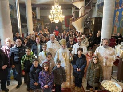 Недела на Свети Григориј Палама – Света Архиерејска Литургија во храмот „Свети Великомаченик Георгиј“, во Ресен
