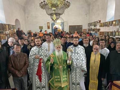 Недела на Света Марија Египетска – Света Архиерејска Литургија во манастирот Вознесение Христово, во Крушево