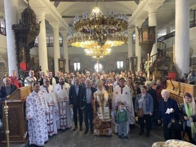 Втор ден Велигден – Света Архиерејска Литургија во храмот „Свето Благовештение“ во Прилеп