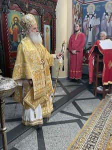 Недела на Свети Јован Лествичник – Света Архиерејска Литургија во храмот „Свети Архангел Гаврил“, во Довлеџик