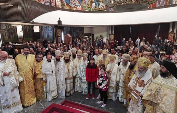 Велики Четврток- Света Архиерејска Литургија во соборниот храм „Свети Климент Охридски“, во Скопје