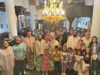 Недела на Сите Свети – Света Архиерејска Литургија во храмот „Свети Великомачени Димитриј“, во Буково
