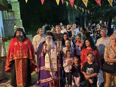 Свети пророк Илија - Архиерејска Вечерна богослужба во манастирот Свети Илија – Ротино