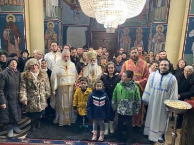 Триесет и прва недела по Педесетница (Недела пред Богојавление) - Света Архиерејска Литургија во храмот „Свети Архангел Гаврил“ во Довлеџик