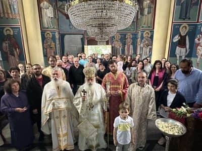 Недела на Сите Свети – Света Архиерејска Литургија во храмот „Свети Архангел Гаврил“, во Довлеџик