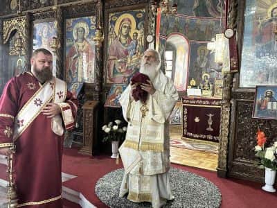Света великомаченица Недела - Света Архиерејска Литургија во храмот „Света Недела“, во Битола