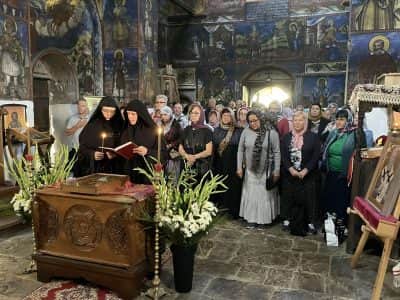 Отсекување на главата на Свети Јован Крстител – Света Архиерејска Литургија во манастирот „Свети Јован Крстител“, во Слепче