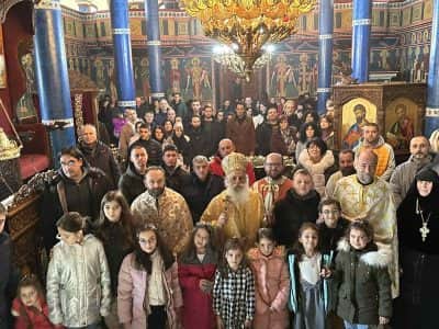 Двасет и деветтата недела по Педесетница (Недела на Светите Праотци)– Света Архиерејска Литургија во храмот „Рождество на Пресвета Богородица“, во Битола