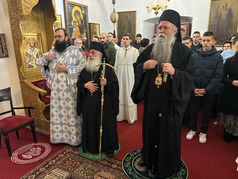 Света Архиерејска Литургија во манастирот „Рождество на Пресвета Богородица“, во Цетиње