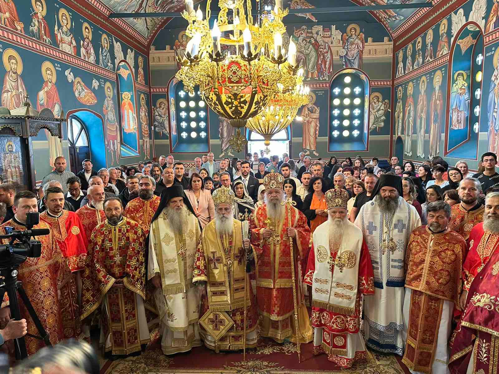 Света Архиерејска Литургија во храмот „Вознесение Христово“ во село Добрушево