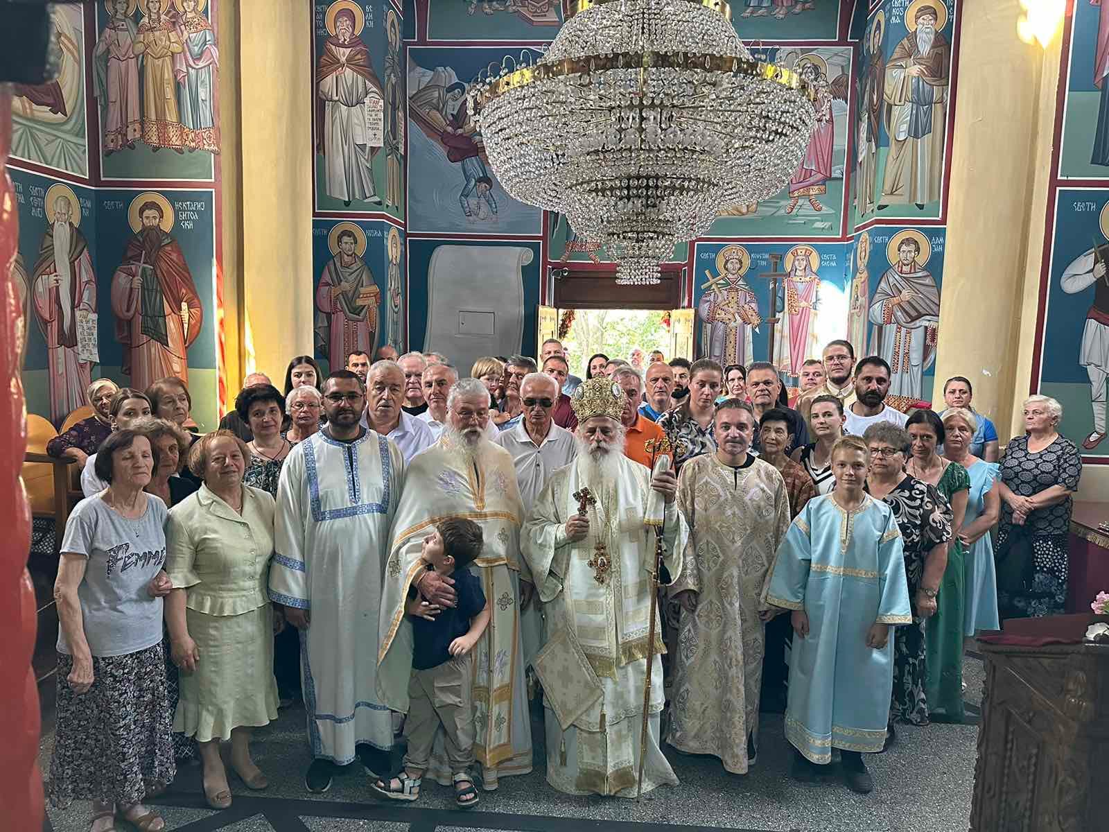 Четврта недела по Педесетница – Света Архиерејска Литургија во храмот „Свети Архангел Гаврил“, во Довлеџик