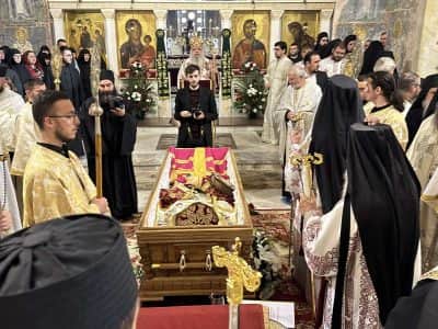 Опело и погребение на Митрополитот Тимотеј