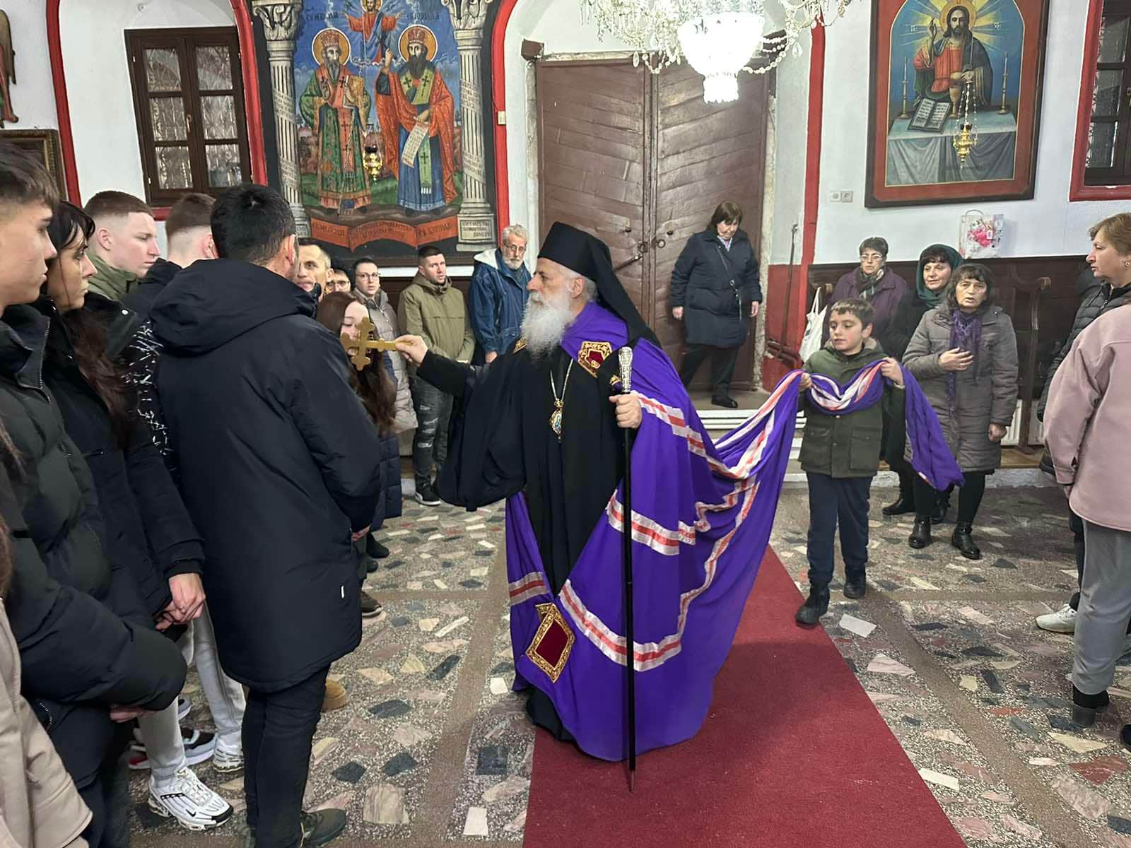 Дваесет и седмата недела по Педесетница (Недела на Светите Праотци)– Архиерејска Литургија во храмот Света Великомаченица Недела“, во Битола