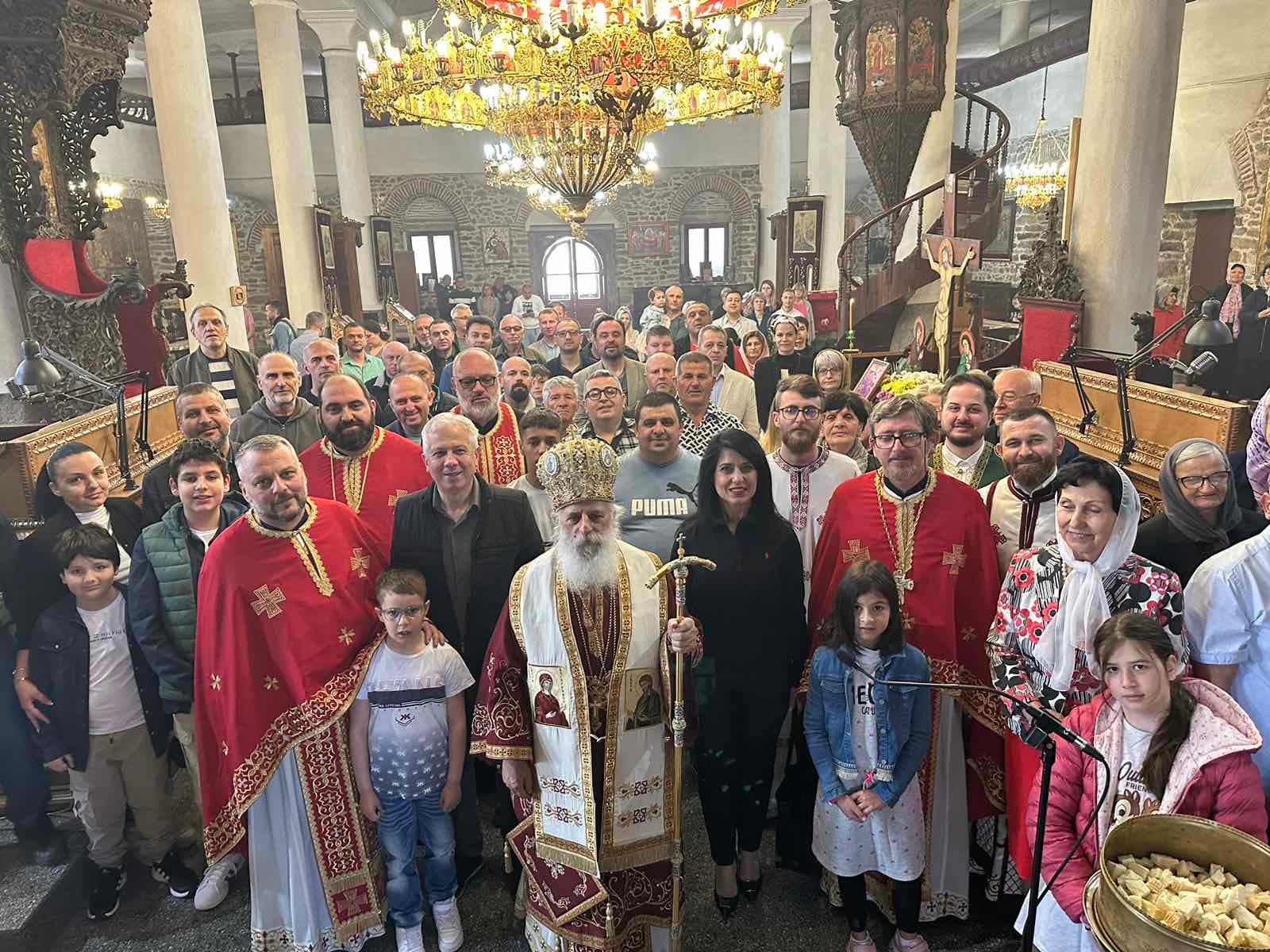 Втор ден Велигден – Света Архиерејска Литургија во храмот „Свето Благовештение“ во Прилеп