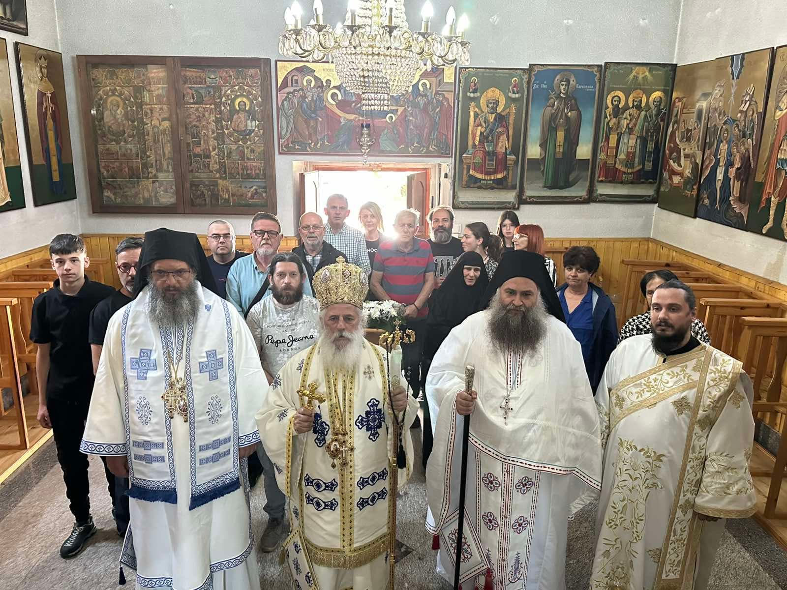 Света Архиерејска Литургија во манастирот Свети Великомаченик Димитриј, во село Селце