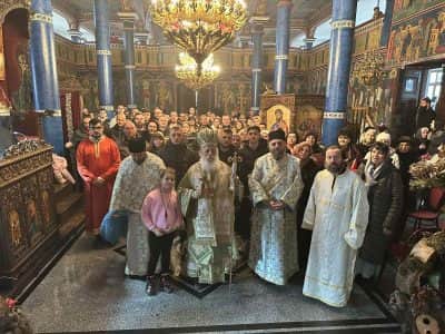 Триесет и трета недела по Педесетница - Света Архиерејска литургија во храмот "Рождество на Пресвета Богородица", во Битола