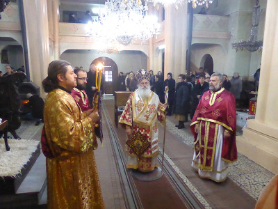 Во Неделата на светите Праотци, Архиерејска Литургија во Прилеп