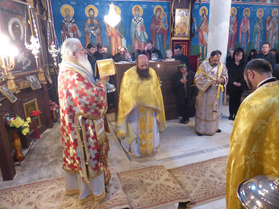 Недела на свети Григориј Палама - Архиерејска Божествена Литургија во Ресен