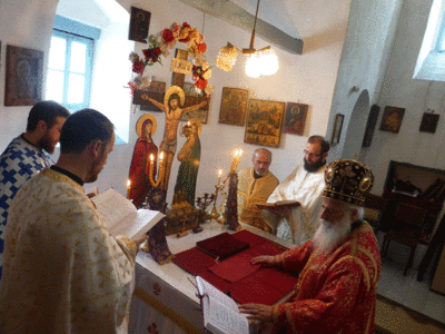 Петта Недела од Великиот Пост - Архиерејска Литургија во Крушево
