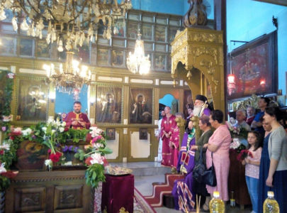 Архиерејска Вечерна Богослужба во црквата Свети Константин и Елена - Битола