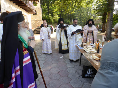 P1320001 Архиерејска Вечерна богослужба во манастирот Свети Илија - Ротино