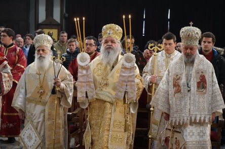 Архиерејска Литургија на денот на свети Климент Охридски