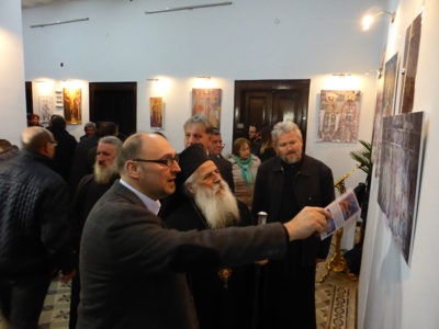 P1390822 Изложба на портрети и промоција на монографијата „Светиот кнез Јован Владимир“ во Ресен