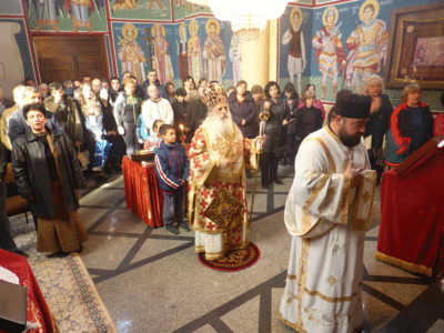 Крстопоклона Недела - Архиерејска Литургија во Довлеџик