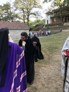 Архиерејска Вечерна во манастирот Свети Петар и Павле - Црнеец