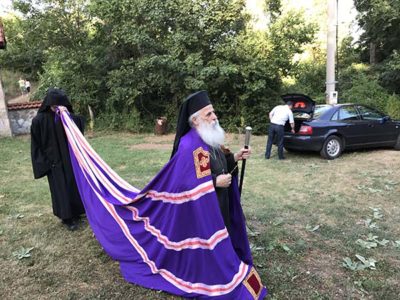 Архиерејска Вечерна во манастирот Свети Петар и Павле - Црнеец