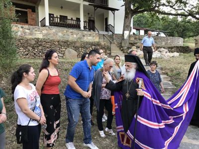 Архиерејска Вечерна во манастирот Свети Петар и Павле - Црнеец