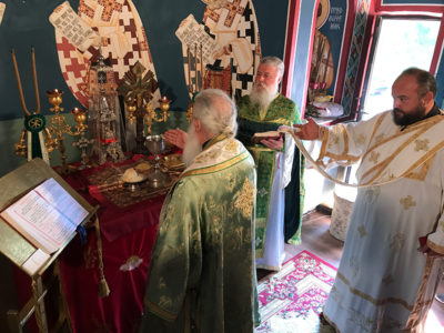 Архиерејска Литургија во Довлеџик